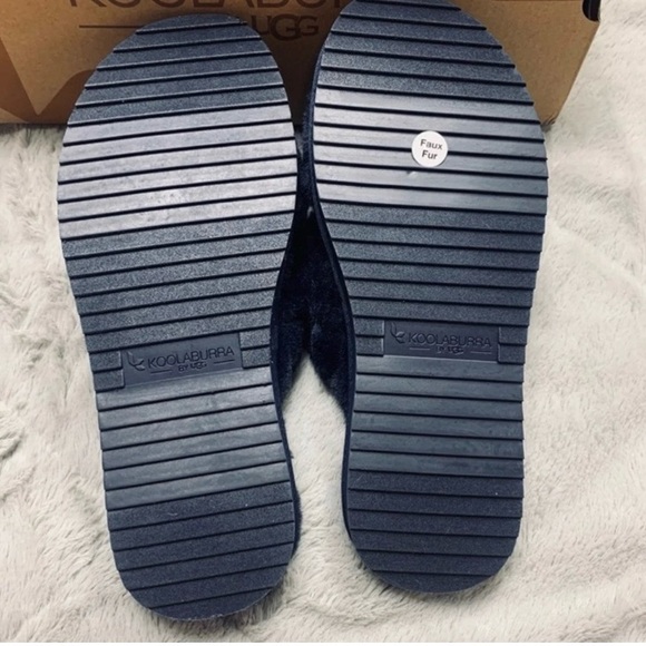NIB Ugg Koolaburra Faux Fur Slipper Slides Size 5 - Picture 3 of 6